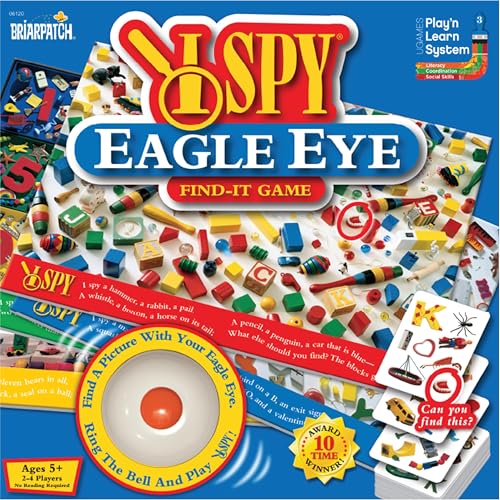 Briarpatch I Spy Eagle Eye card features bold images for fast matches.