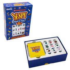 Briarpatch I SPY Find It Fast game box with components for family play.