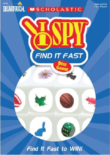 Briarpatch I SPY Find It Fast dice showcase fast-paced action.
