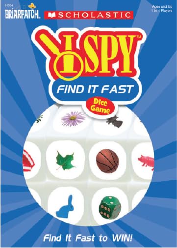 Briarpatch I SPY Find It Fast dice showcase fast-paced action.