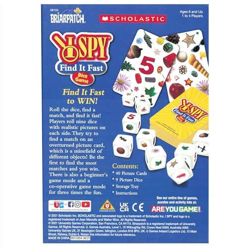 Briarpatch I SPY Find It Fast objects array invites discovery.