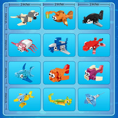 BRICHBROW blocks color variety helps kids distinguish hues while building.