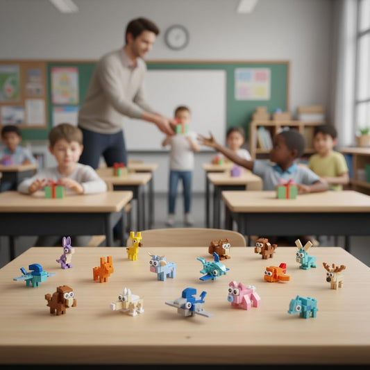 BRICHBROW animal blocks monkeys model to boost color and shape recognition.