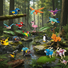 BRICHBROW colorful animal blocks boost color and shape recognition during playtime.