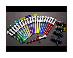 Brick Loot LEGO-compatible weapons fit securely for creative builds.