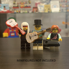Brick Loot diorama pieces help build immersive music studios and stages