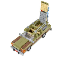Brick Loot Wagon Queen Truckster collection display on shelf