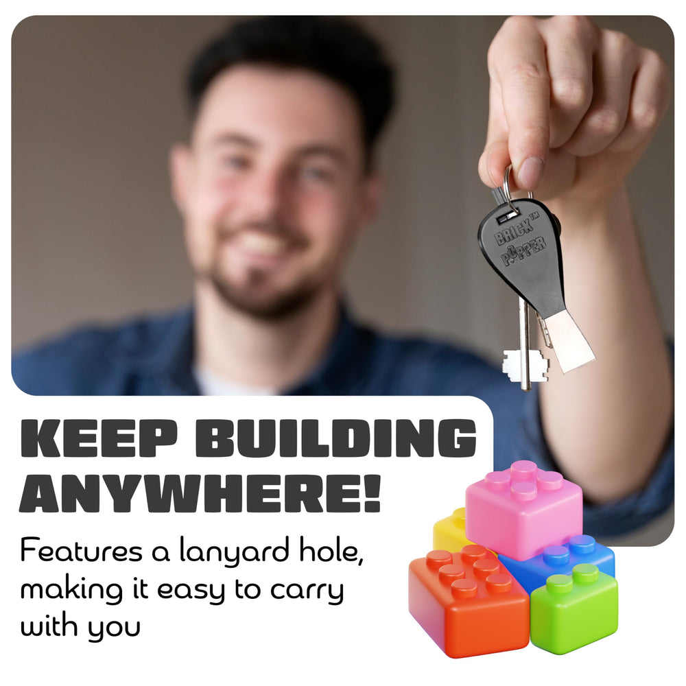 Nickel-plated tip provides smooth, safe brick separation