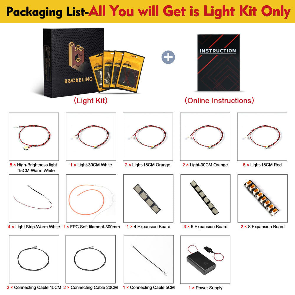 BrickBling 10367-compatible Balrog Nook with safe 5V/2A lighting option
