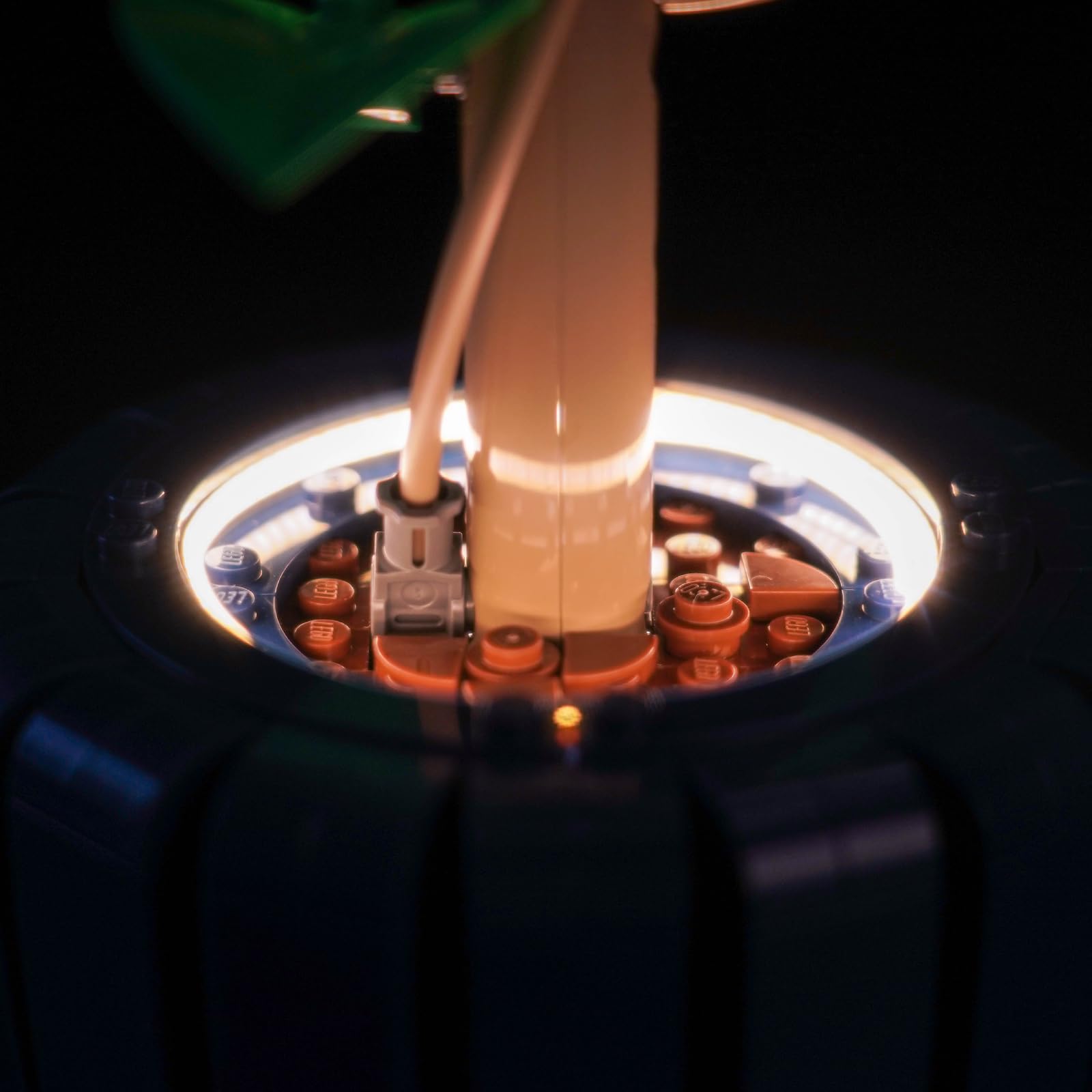 BrickBling botanical lighting system uses safe materials for durable use.