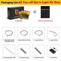 BrickBling LED light kit demonstrates easy clip-and-wire fit for seamless integration.