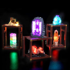 BrickBling LED light for LEGO Mineral Collection pack enhances display lighting.