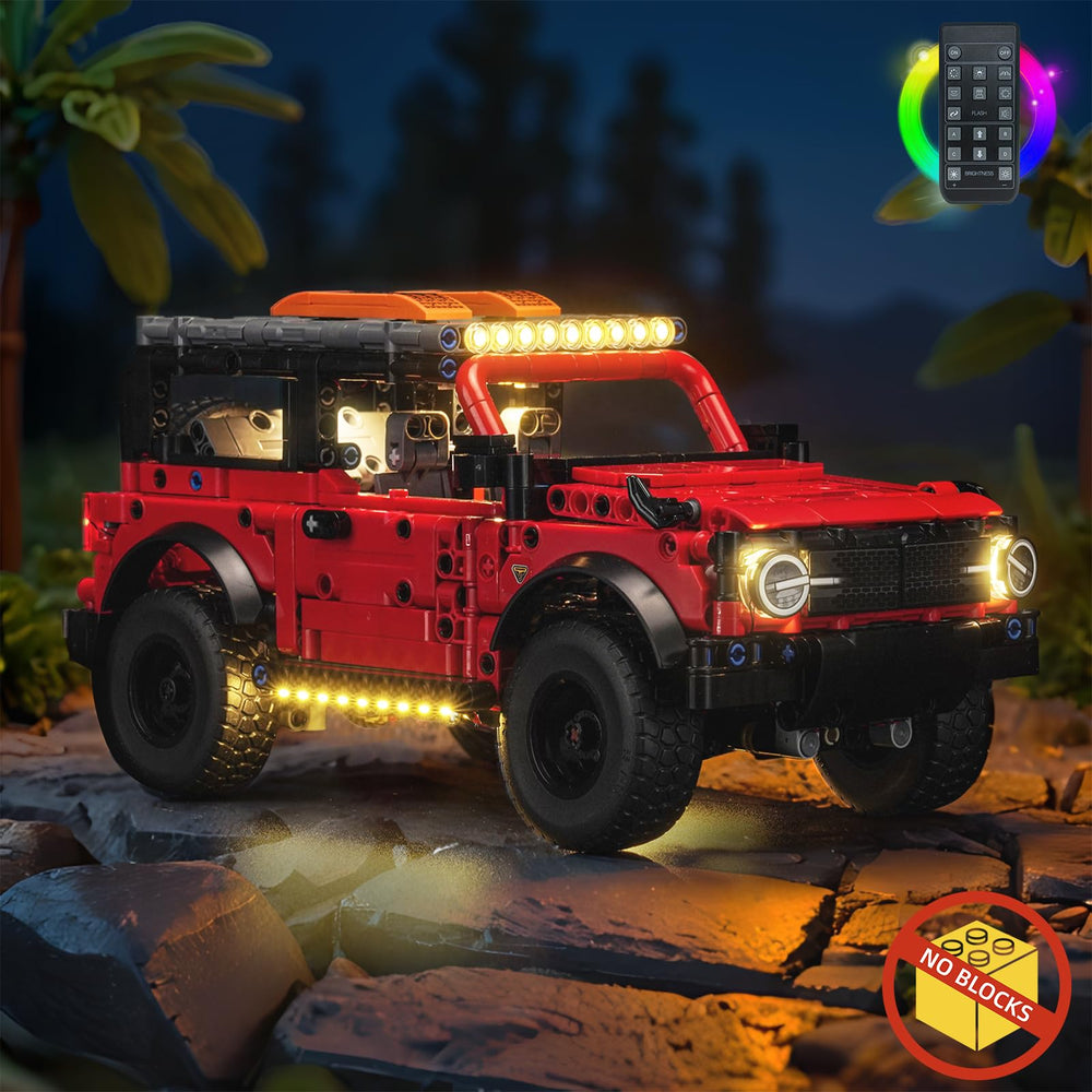 BrickBling LED lighting kit packaging includes clear contents and instructions.