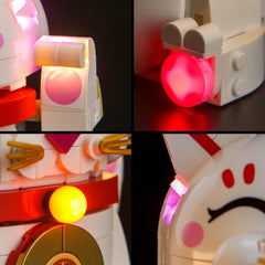 BrickBling Lucky Cat 40813 lit, brightening desks and shelves.