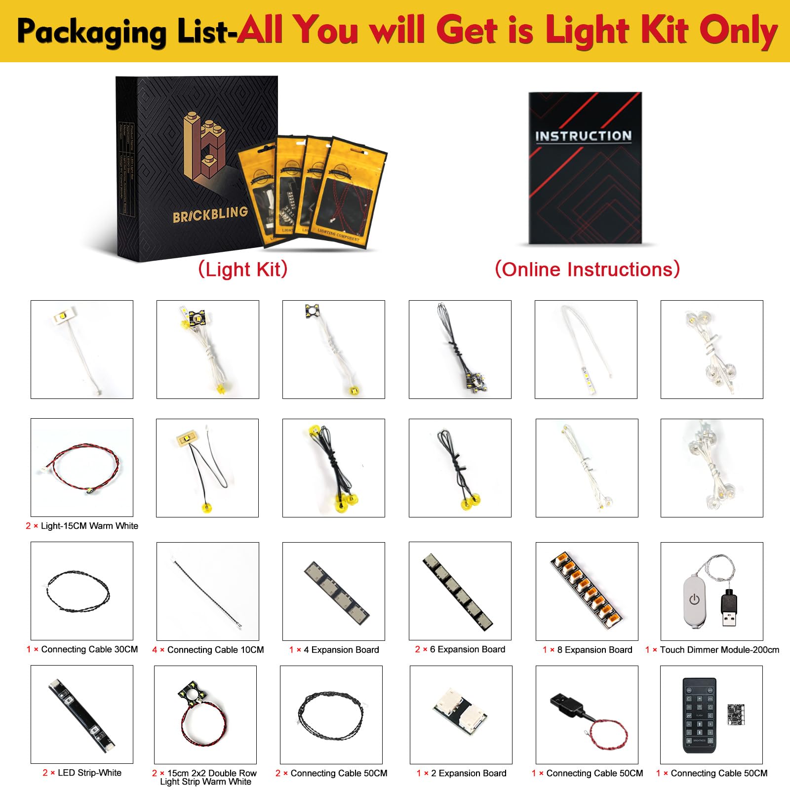 BrickBling power setup uses 5V 2A for safe operation