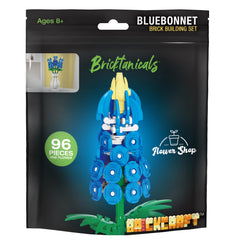 Bluebonnet bloom displayed on desk for creative decor.