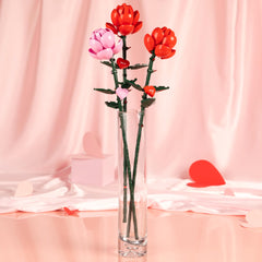 Brickcraft Bricktanicals Rose message stickers offer a playful keepsake for Valentine gifts.