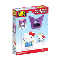 Brickcraft collectible brick figure packaging and parts layout.