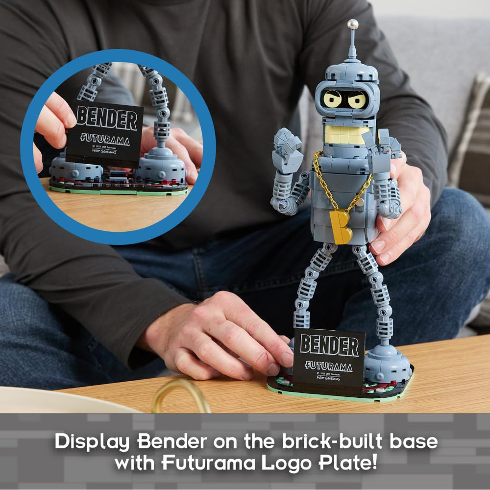 Brickcraft Futurama Bender holiday gift idea for fans and collectors.