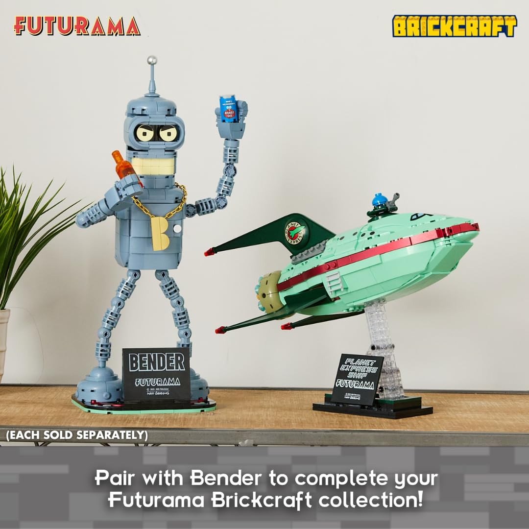 Brickcraft Futurama Planet Express Ship detachable design for play and display