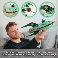 Brickcraft Futurama Planet Express Ship rear booster detail