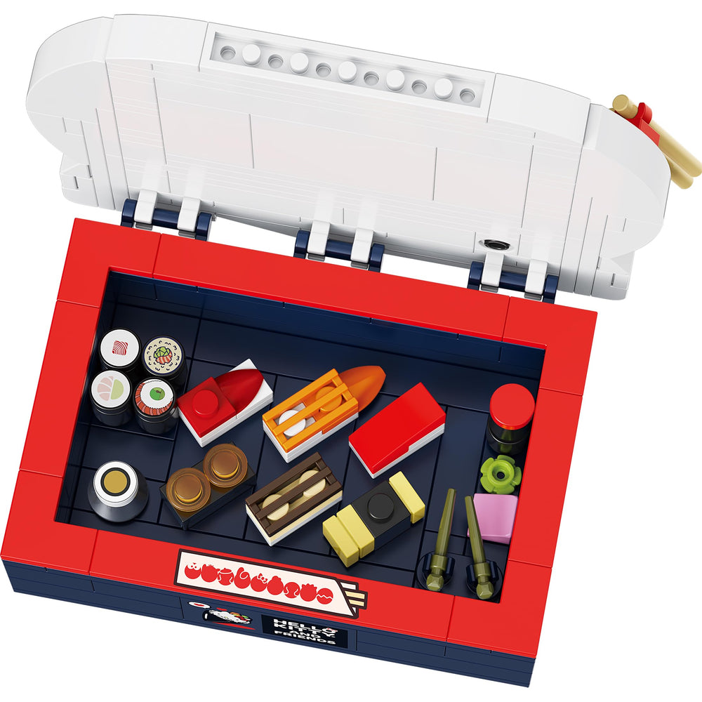 Brickcraft interactive sushi pieces encourage creative arrangement