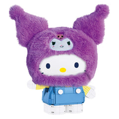 Brickcraft Kuromi fluffy-fit addon close-up showing plush texture for customizing your display.