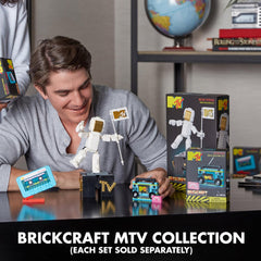 BrickCraft MTV cassette tape packaging shown as gift-ready box