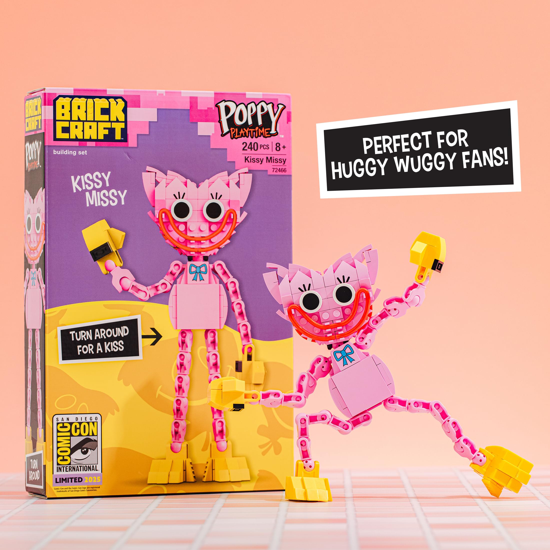 Great gift for Poppy Playtime fans and brick-building enthusiasts.