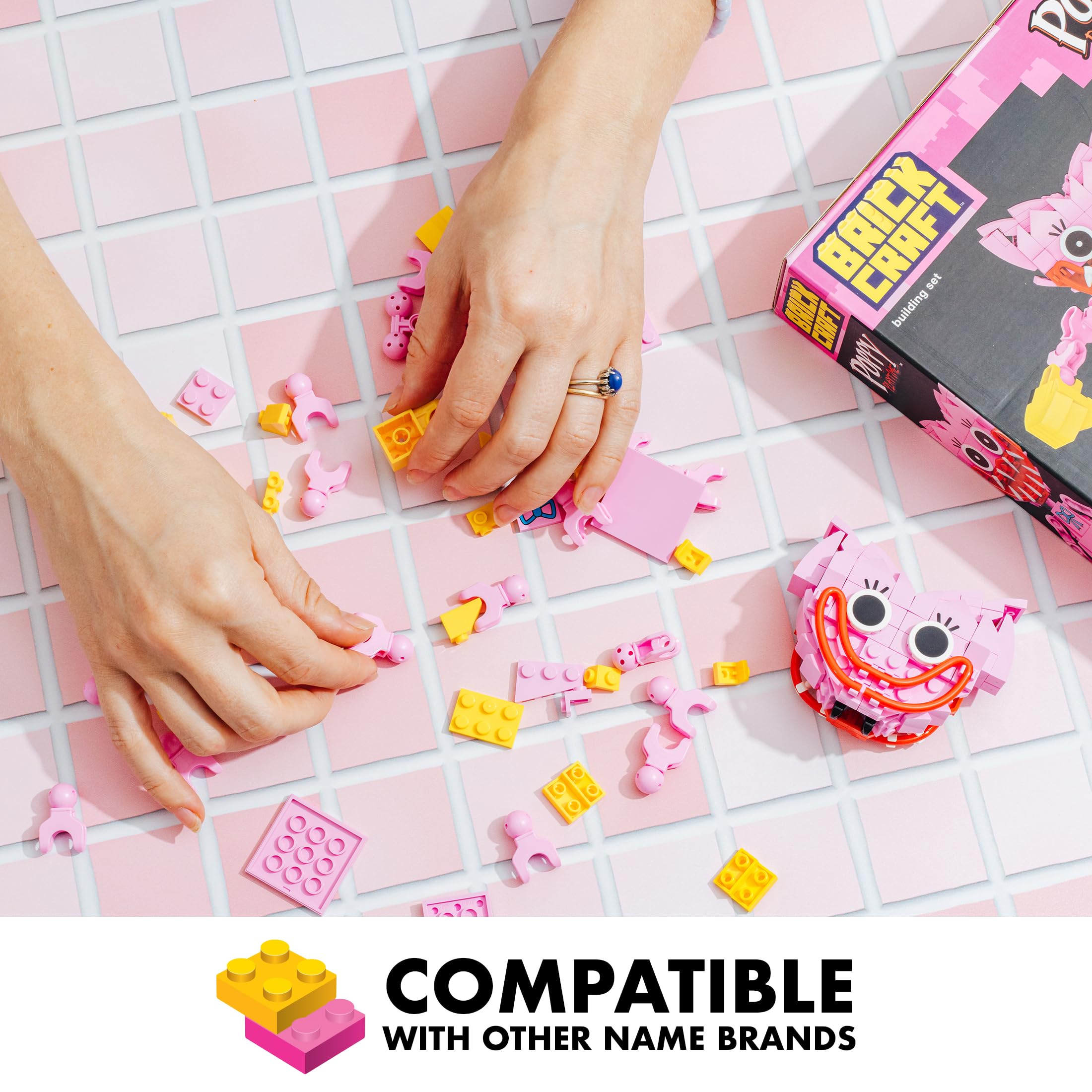 Unassembled kit supports fine motor skills and creative building.