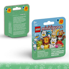 BrickFlip animal costume collection mini figure supports creative role-play at home.