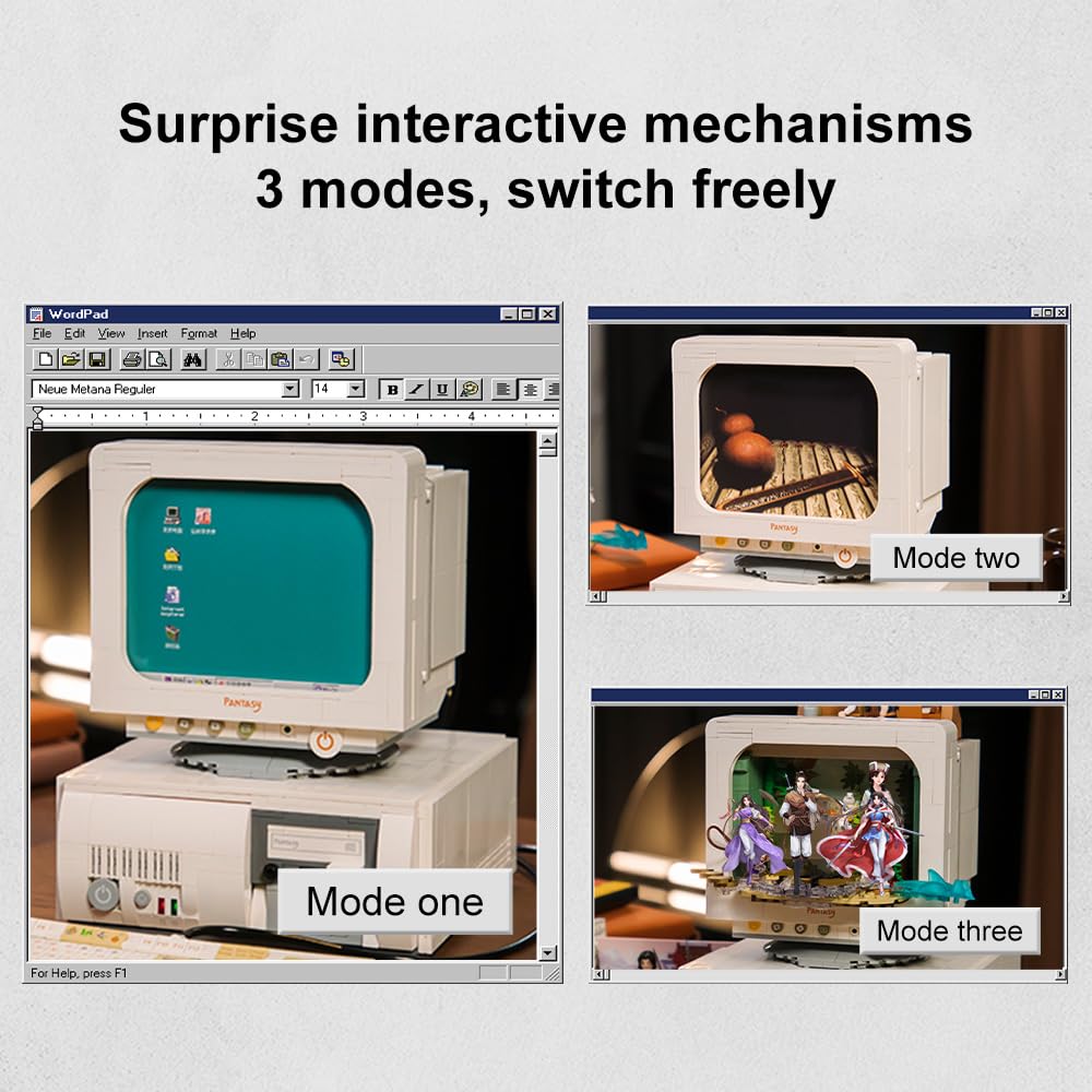 BRICKKK Retro Computer mouse detail captures retro accessory aesthetics for display