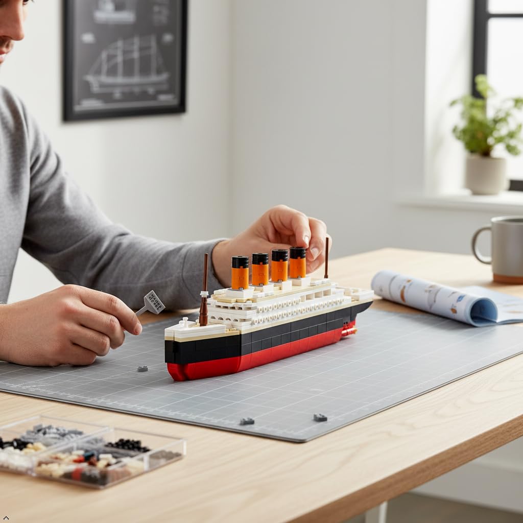 Brick Loot Titanic kit packaging unboxing signals premium hobby quality.