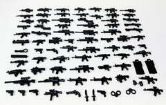 Brick Loot Weapons Mega Pack is compatible with LEGO and major brands for easy upgrades