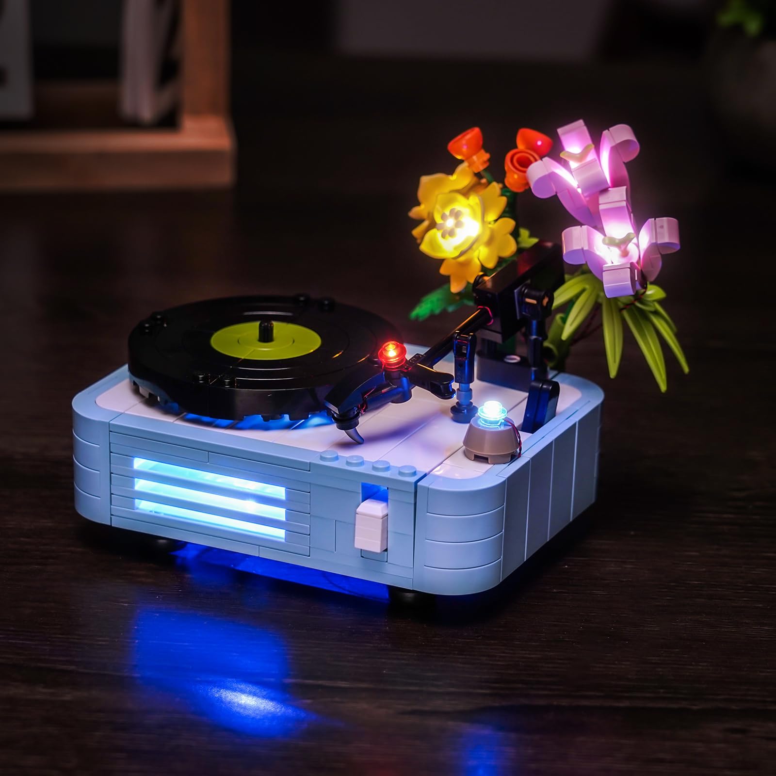 Low-voltage design for safe use of Brickshining LED kit on 31172
