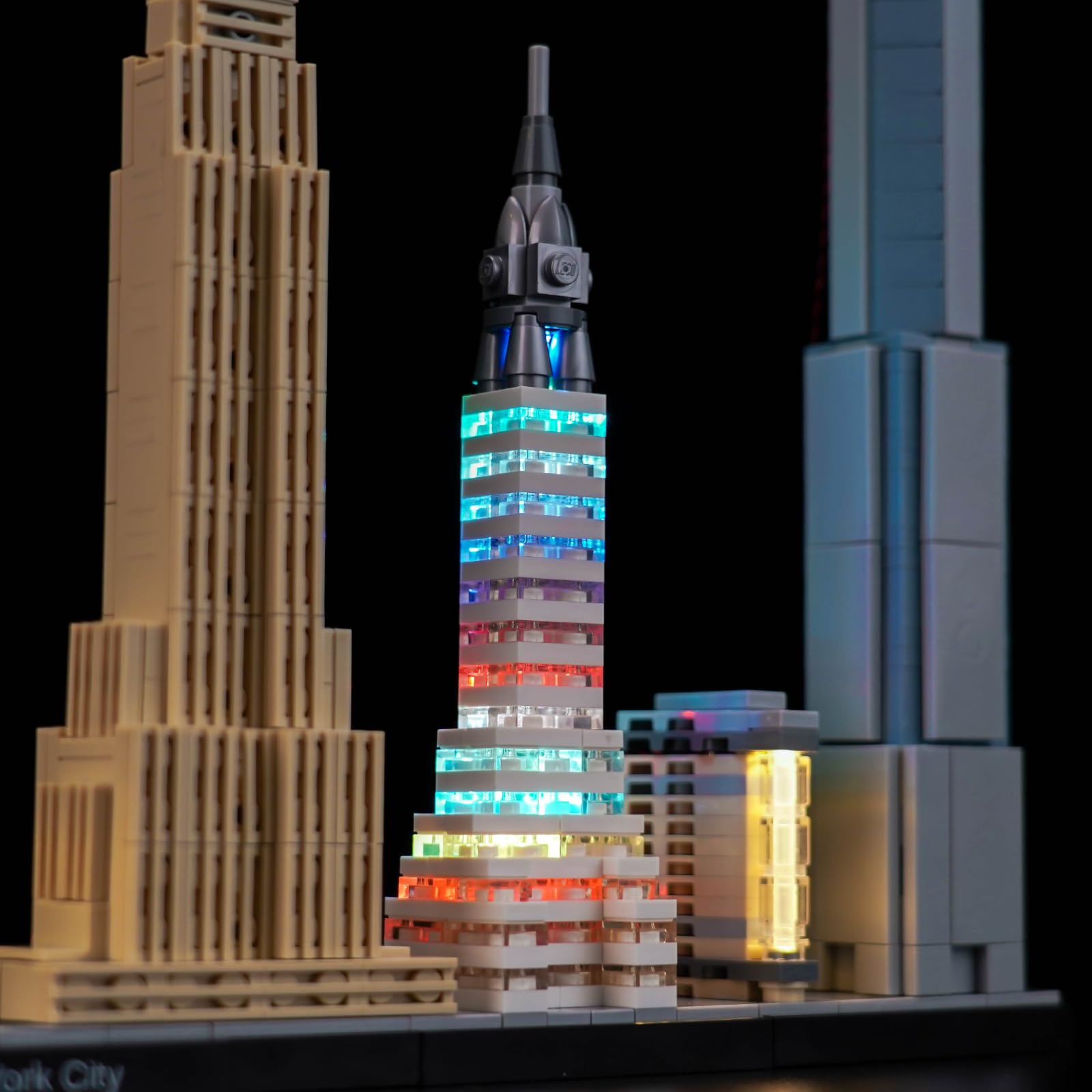 Brickshining LED lighting kit copper wiring adds durable, efficient illumination for models