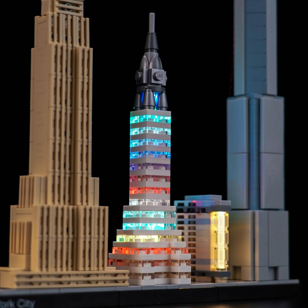 Brickshining LED lighting kit copper wiring adds durable, efficient illumination for models