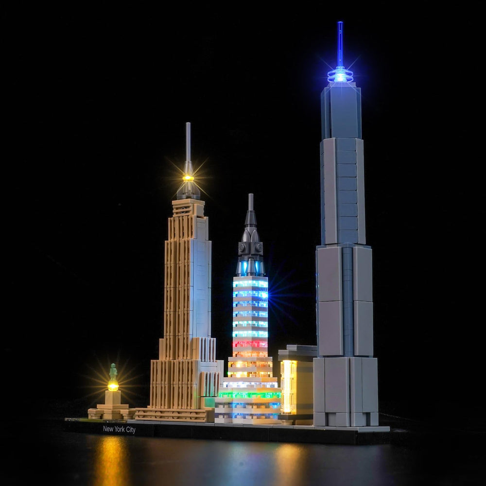Brickshining LED lighting kit USB power option ensures easy power access