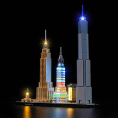 Brickshining LED lighting kit USB power option ensures easy power access