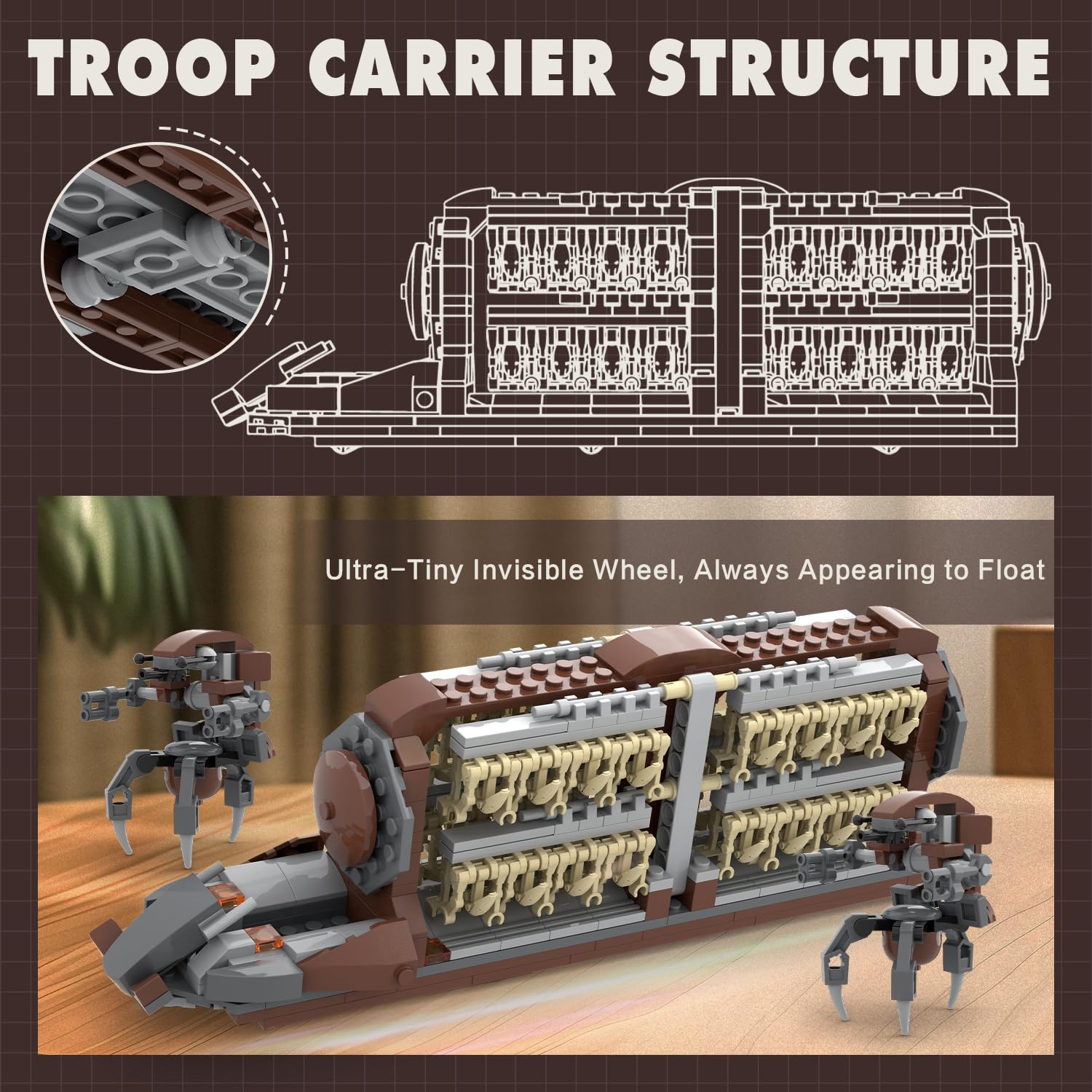 BrickTribe detailed soldier armor design adds authentic movie-inspired visuals.