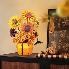 BrickTribe Gift-ready Sunflower Set – ideal for art lovers and thoughtful gifting.