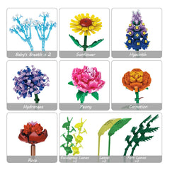 BrickTribe wildflower bouquet pieces ready for creative arrangement