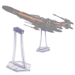 BrickVisions display stand angled for LEGO models, ideal for neat desk presentation.