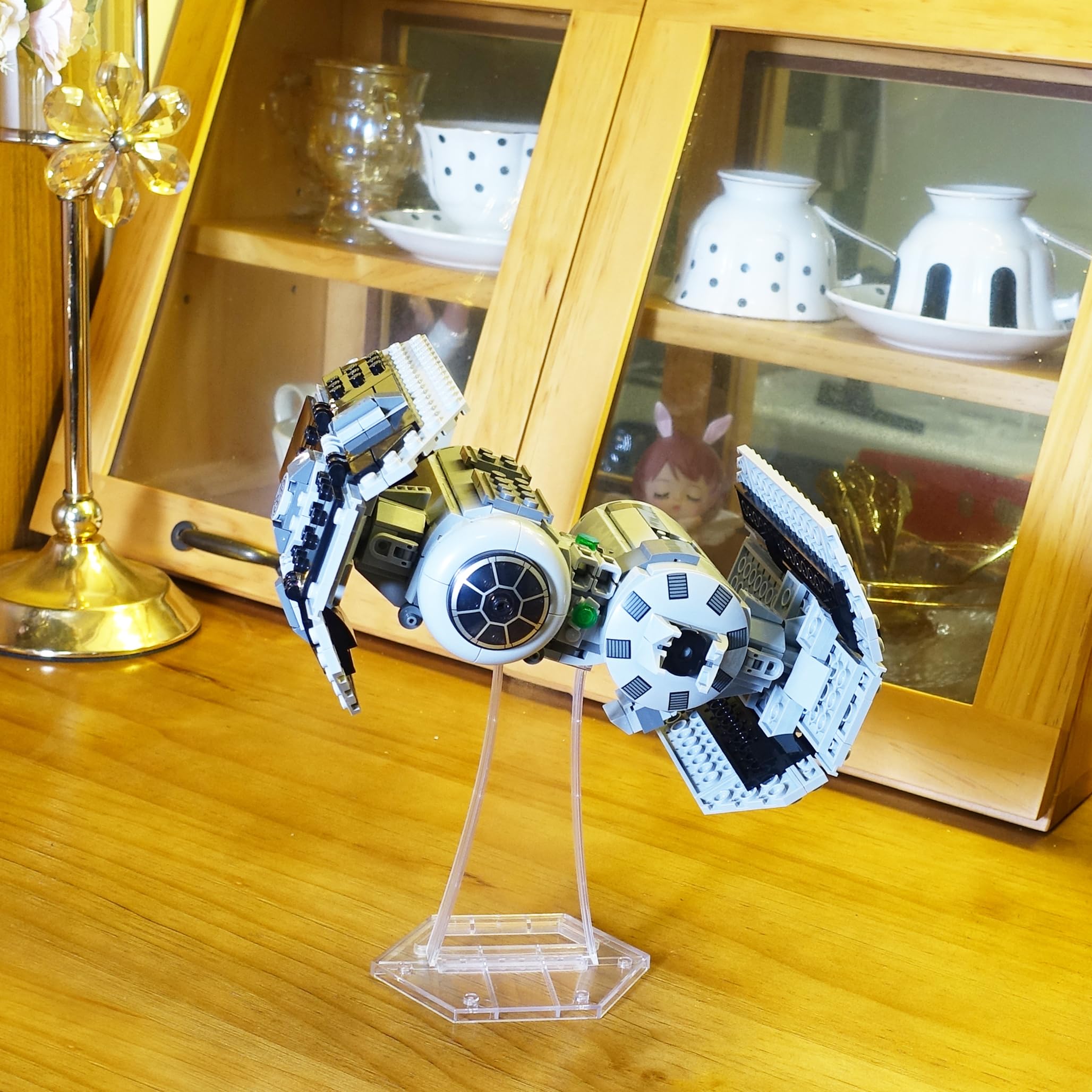 BrickVisions display stand features 2x4 top plate connection for model balance.