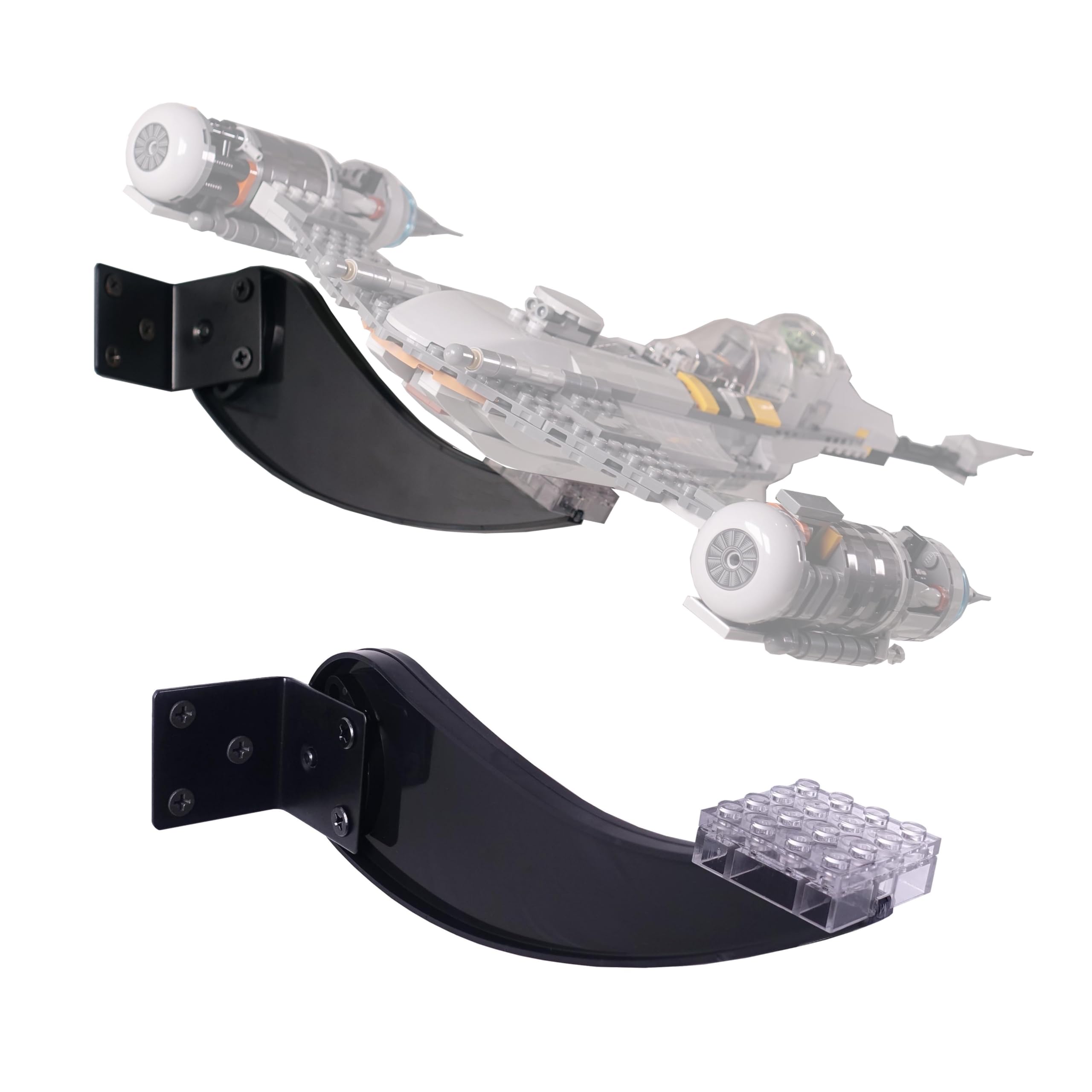 BrickVisions wall mount for LEGO display with three adjustable angles