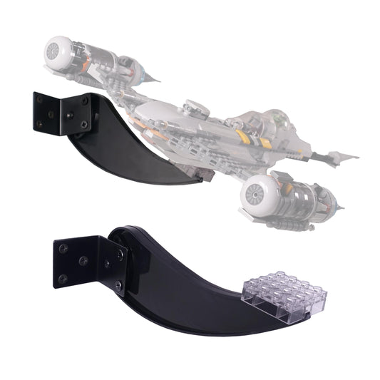 BrickVisions wall mount for LEGO display with three adjustable angles