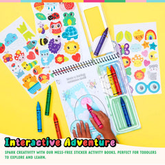 Bright Stripes Nature Theme Travel Kit stencil supports guided drawing and tracing