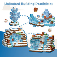 BrightBlox ABS blocks with safe magnets and durable, kid-friendly design.