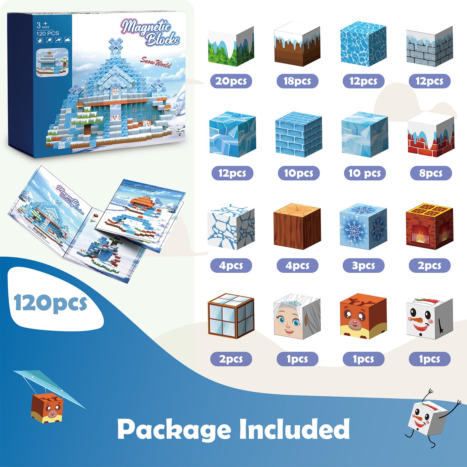BrightBlox magnetic blocks enable quick, alignment-free building and STEM exploration.