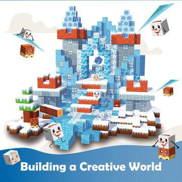 BrightBlox includes trees and water elements for varied scenes.